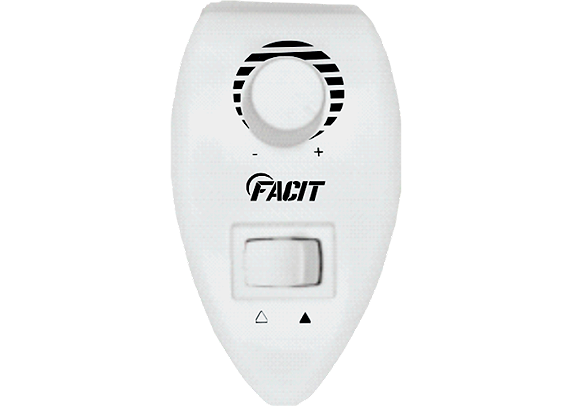 Controle para Exaustor com Dimmer Sobrepor Branco - 1603