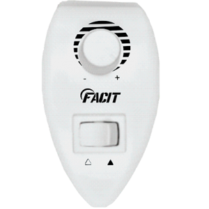Controle para Exaustor com Dimmer Sobrepor Branco - 1603