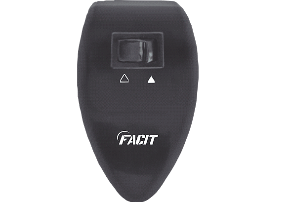Controle de Tecla para Exaustor Sobrepor Preto - 1604