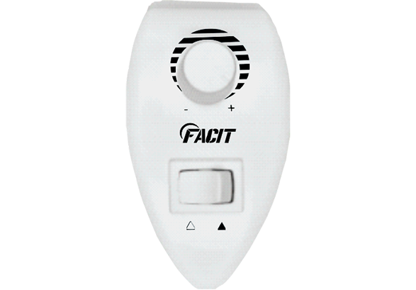 Controle Rotativo Ventiladores Oscilantes com Lâmpadas - Branco