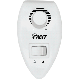 Controle Rotativo Ventiladores Oscilantes com Lâmpadas - Branco